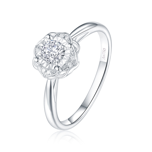  Diamond Solitaire Ring for Wedding Diamond Jewelry Woman Diamond Rings